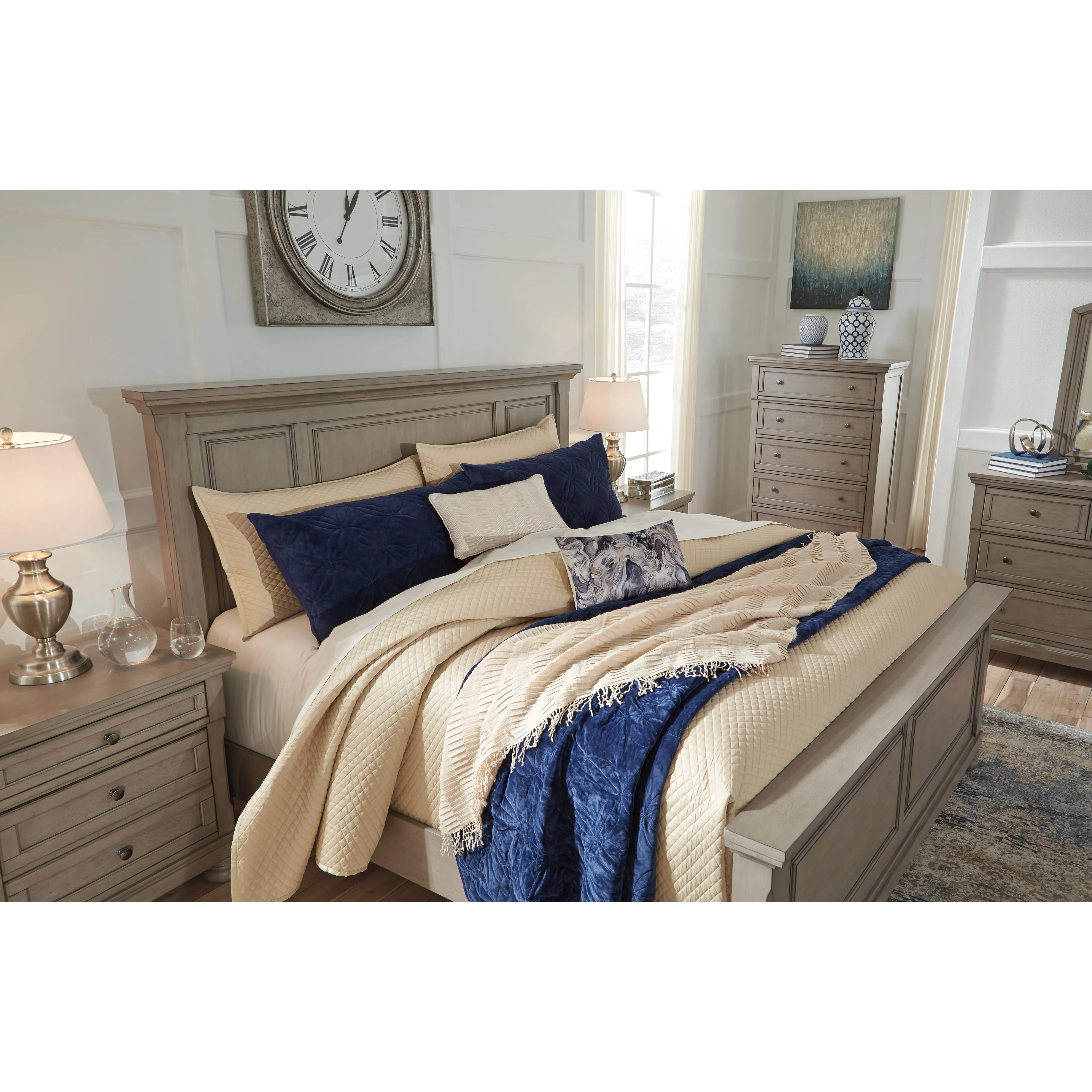 Signature Design by Ashley Lettner California King Panel Bed B733-58/B733-56/B733-94