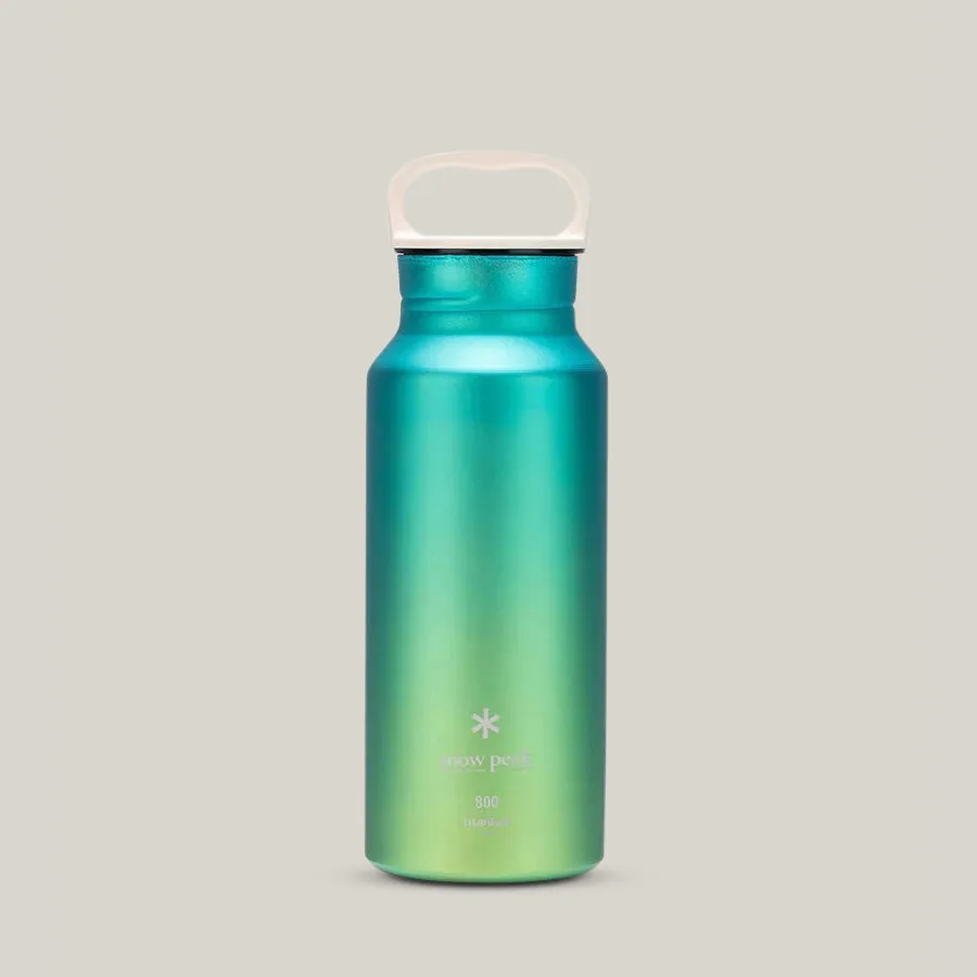 SNOW PEAK TITANIUM AURORA BOTTLE 600 - OCEAN