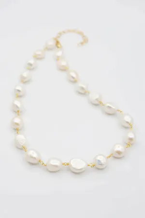 Susan Rifkin Chunky Pearl Choker Necklace