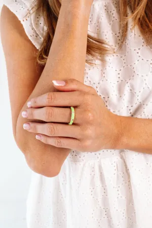 Sweet Nothings Adjustable Ring - Green