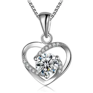 Swirl Heart 18" Necklace - Clearance