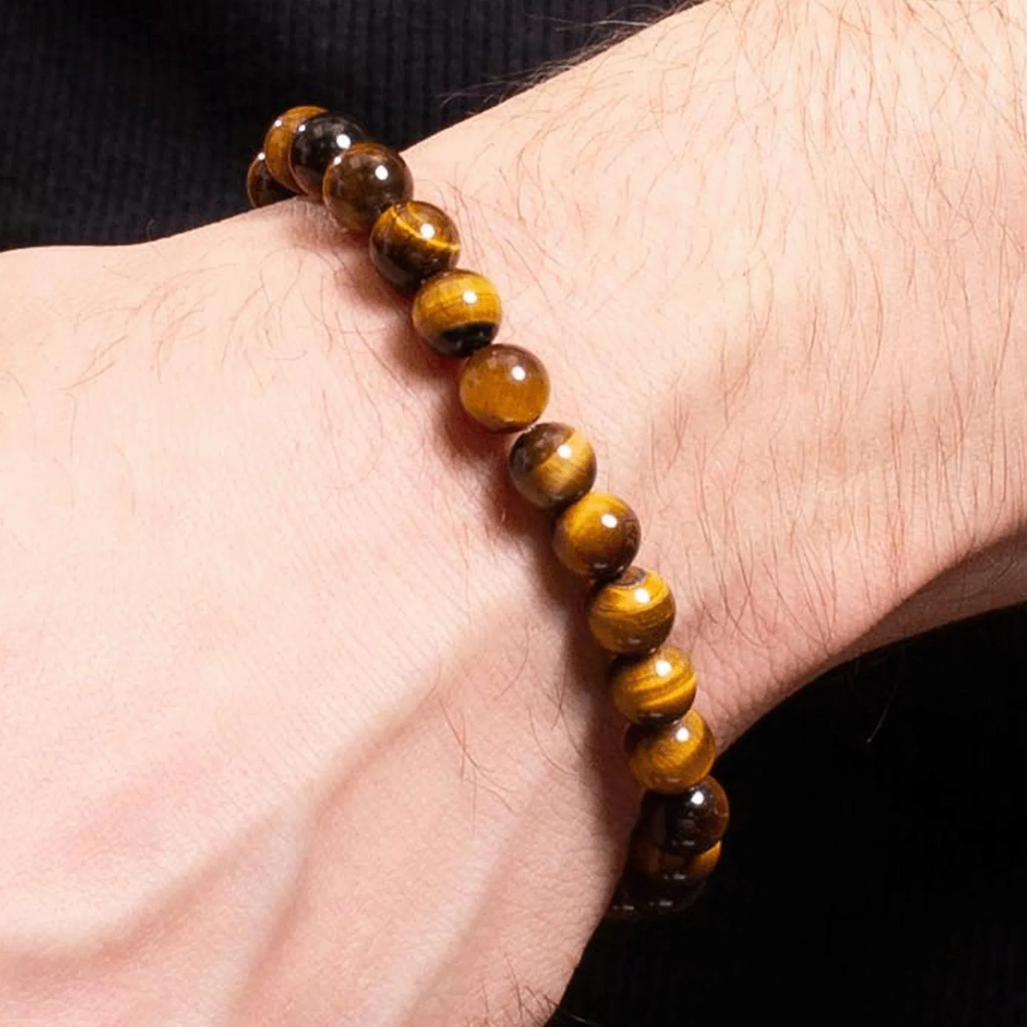 Tadhg Beaded Tiger Eye Bracelet