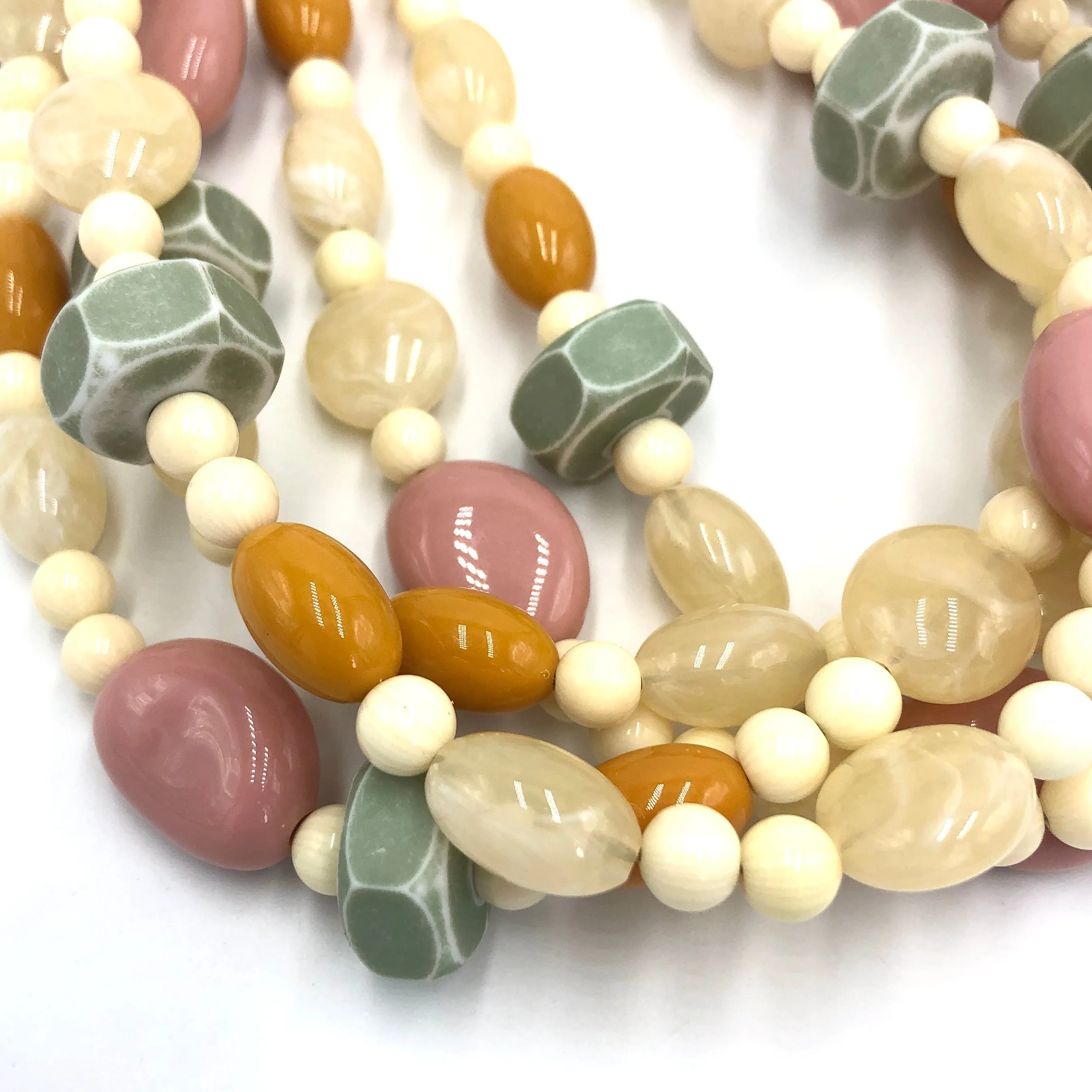 Tea Party Mixed Sylvie Beaded Necklace