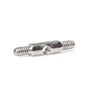 Tilum Titanium 4mm Long Threaded Bar with 1.2mm Thread Patterns for Ear Projects