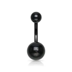 Titanium Belly Ring-Black