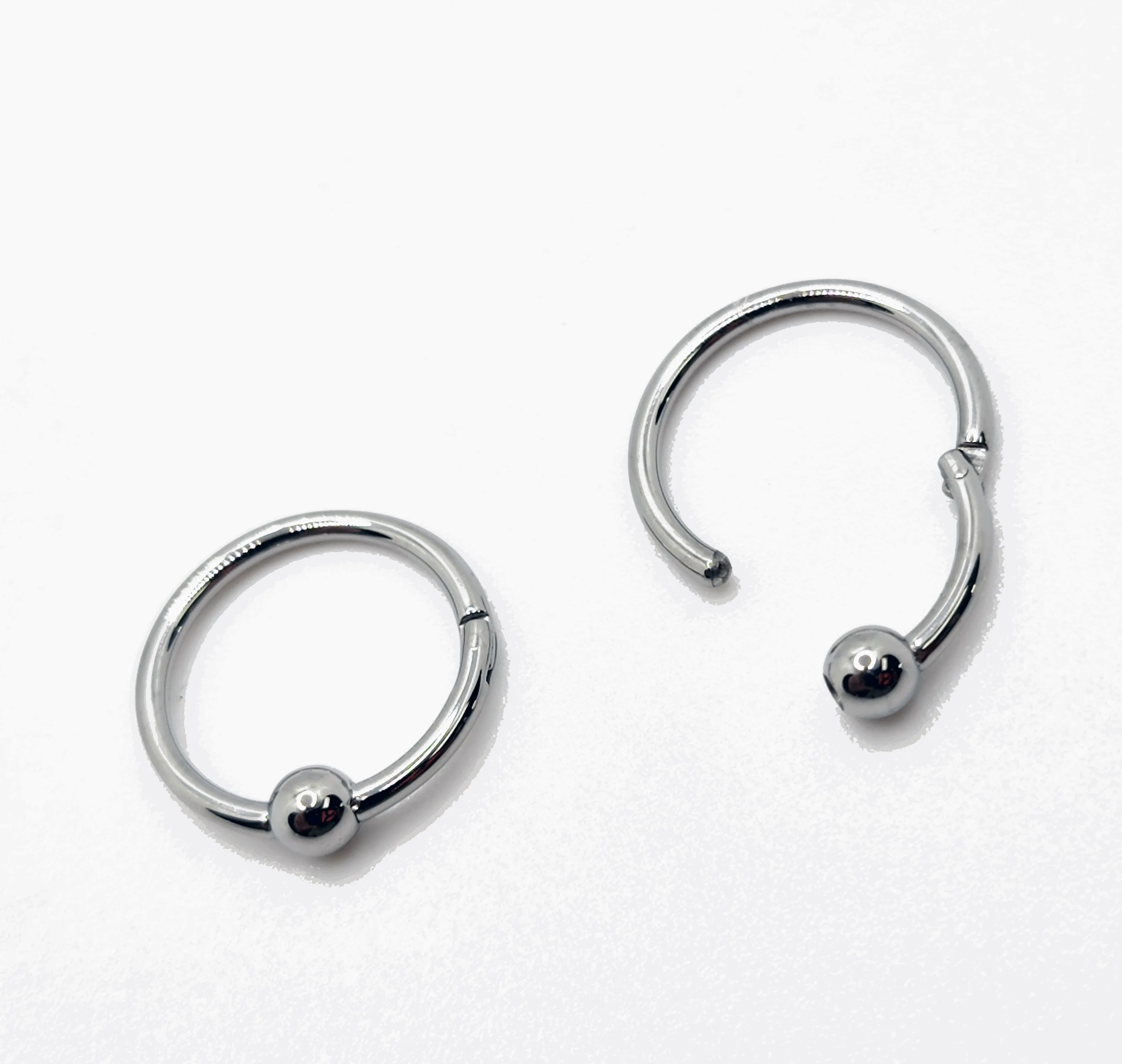 Titanium Jointed Captive Rings, cbr with hinge... on sale