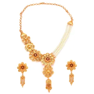 Yastika - Half Beaded Necklace Set